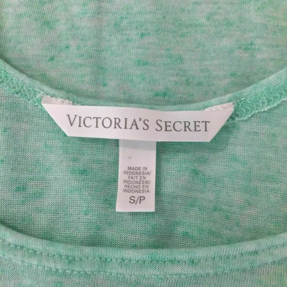 Victorias Secret S Hi-Lo Slit Sides Tank Poly Flax - Picture 10 of 11